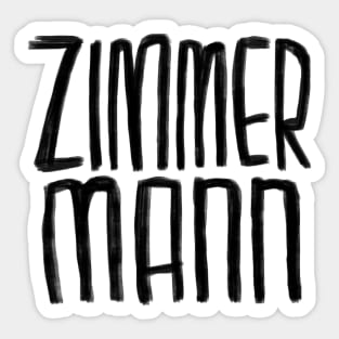 Handwerker, Zimmerer, Zimmermann Sticker